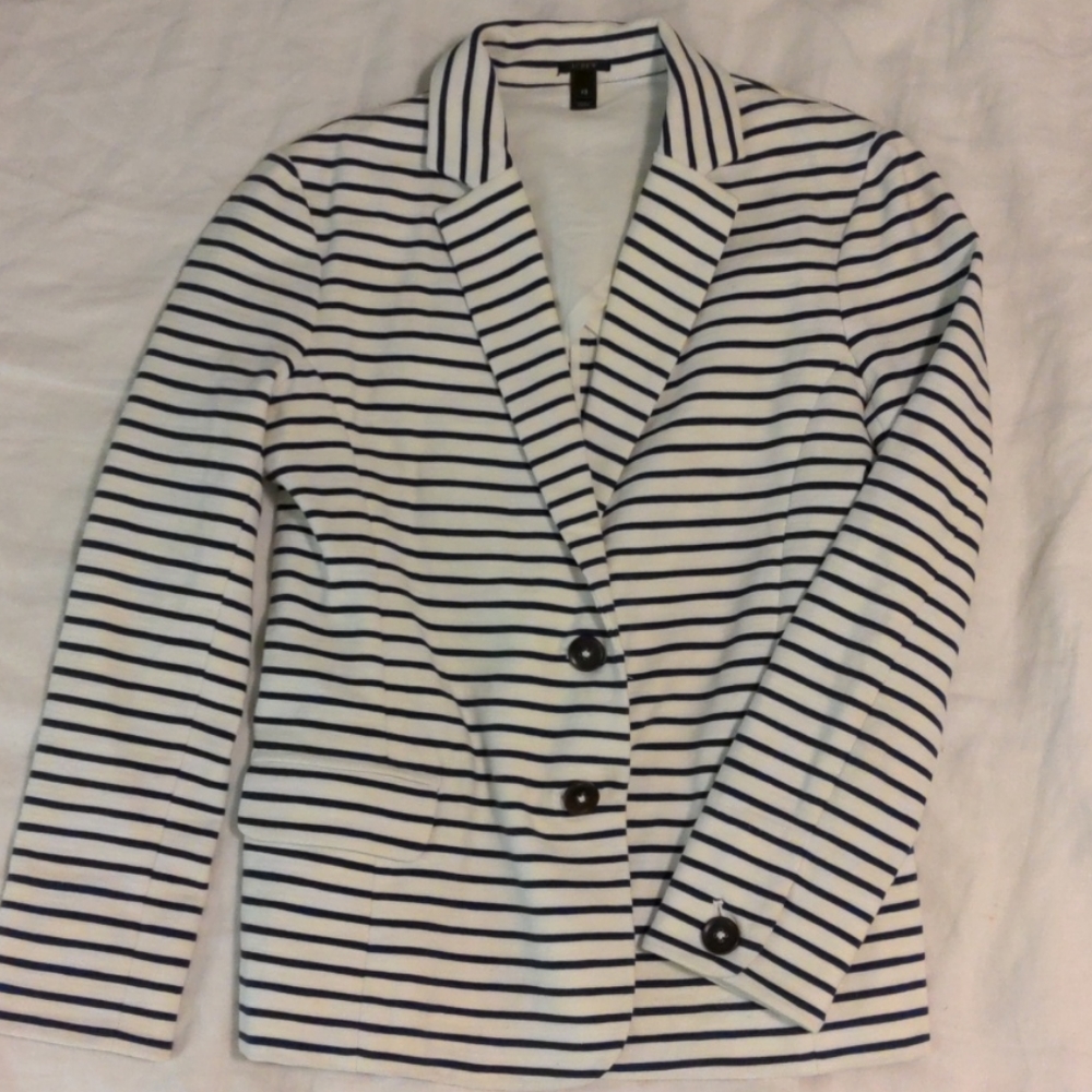 J.Crew Striped Blazer